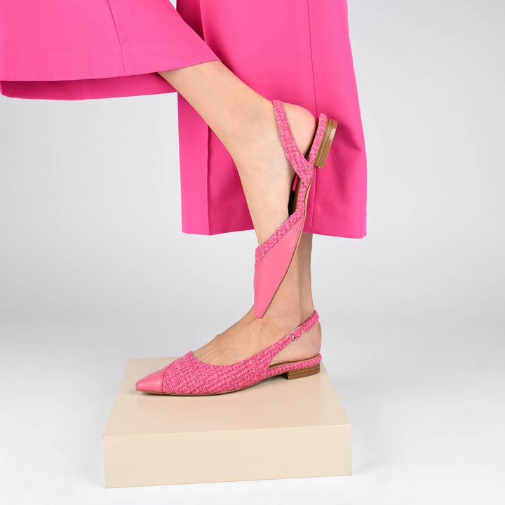 Pink Ballet Flat Womens Shoe