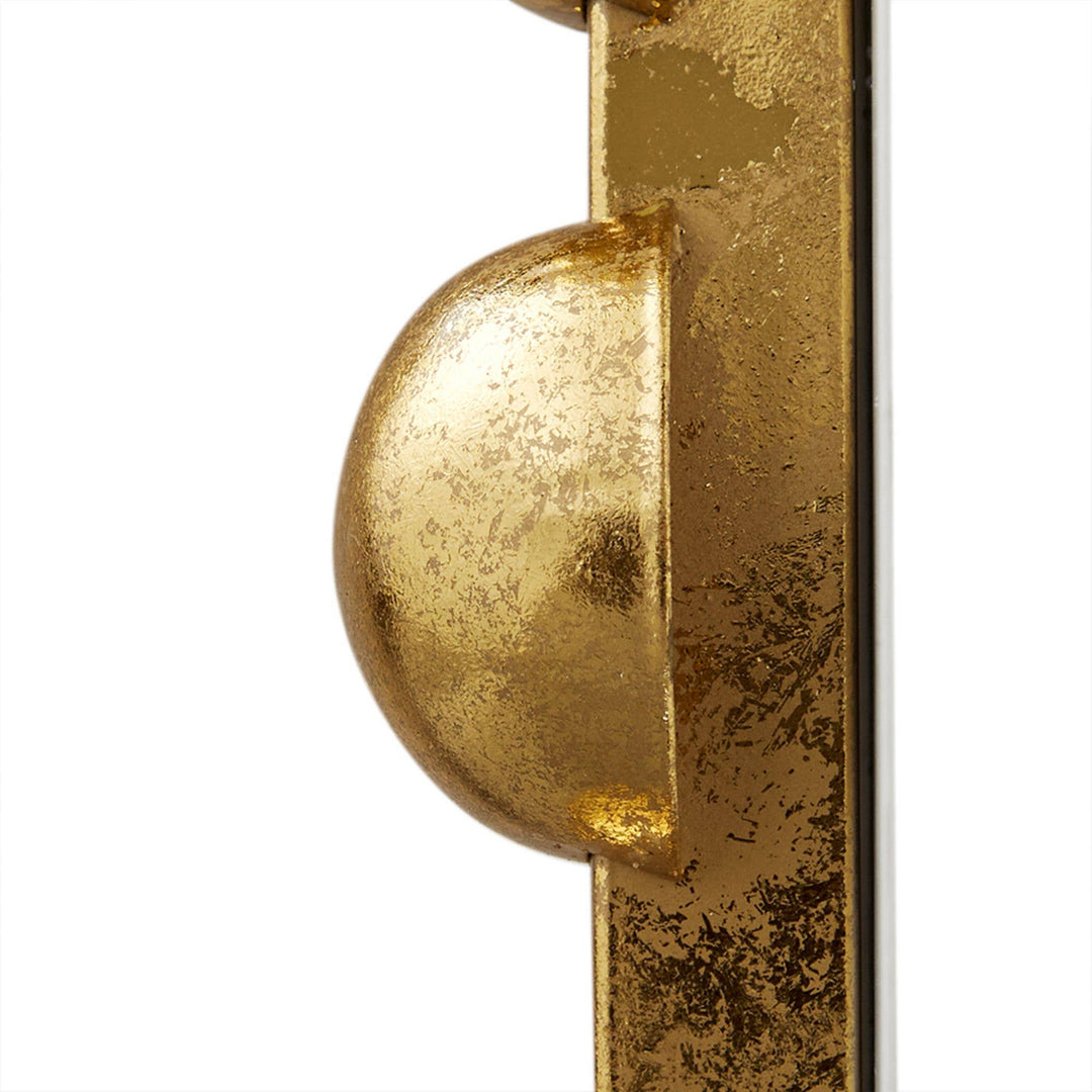 Gold Round Iron Framed Wall Decor Mirror