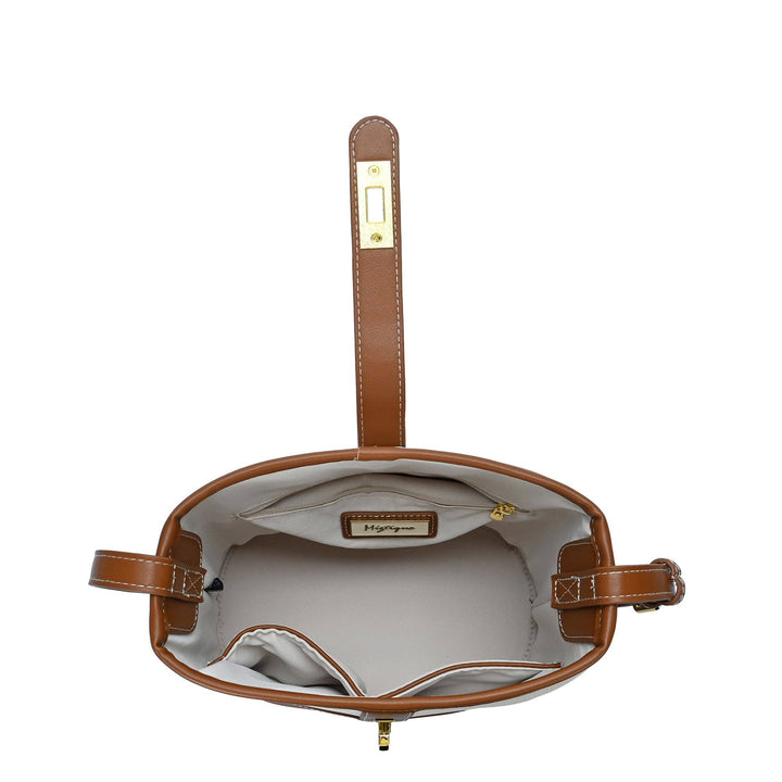 Black &amp; Camel Bucket Bag
