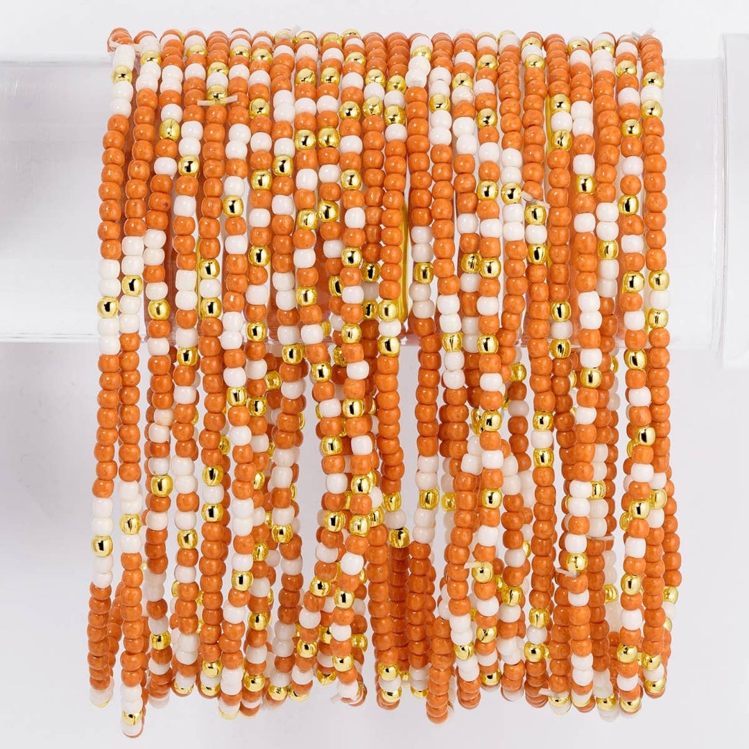 Stretch Seed Bead GAME DAY Bracelets