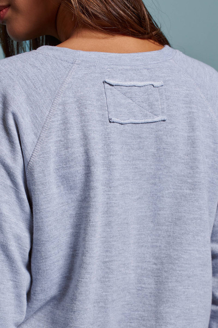 Cropped USA Flag Sweatshirt