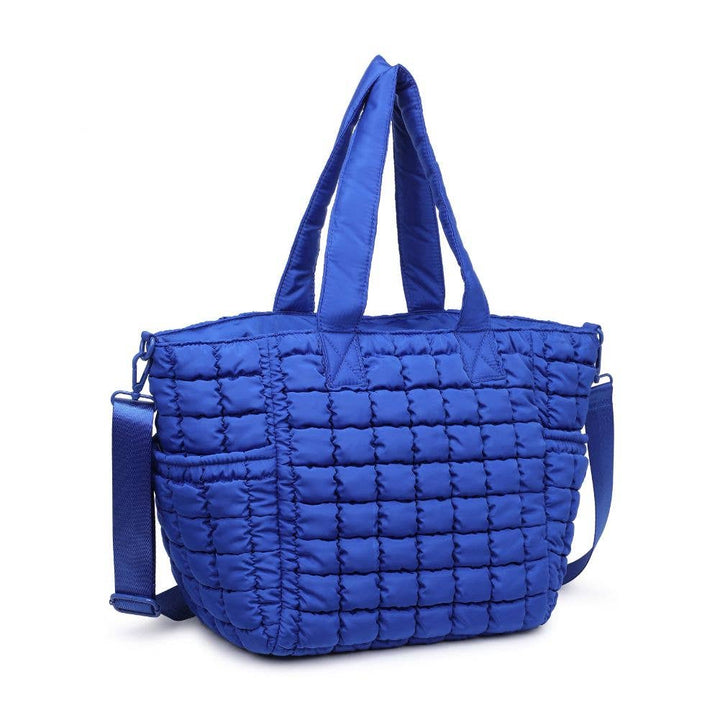 Quilted Puffer Nylon Tote