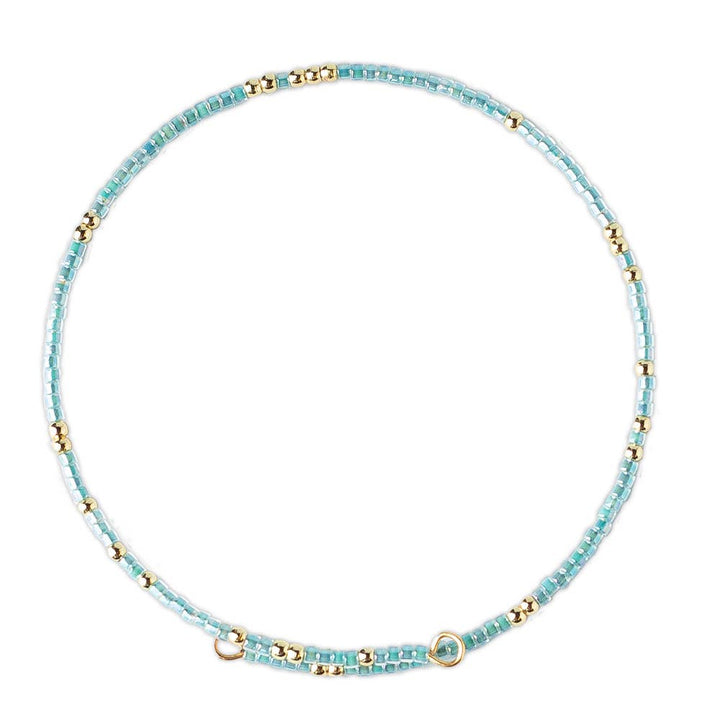 Turquoise Confetti Beaded Bracelets