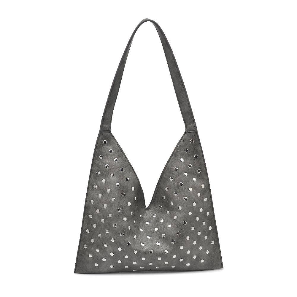 Studded Hobo Bag