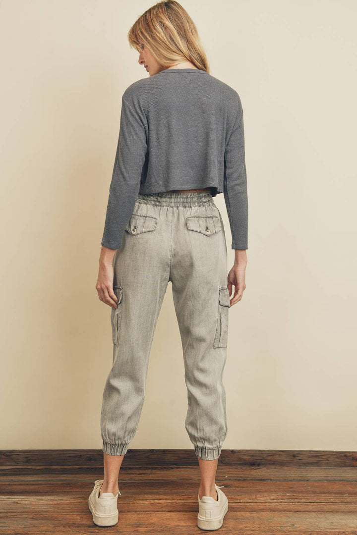 Washed Cargo Joggers