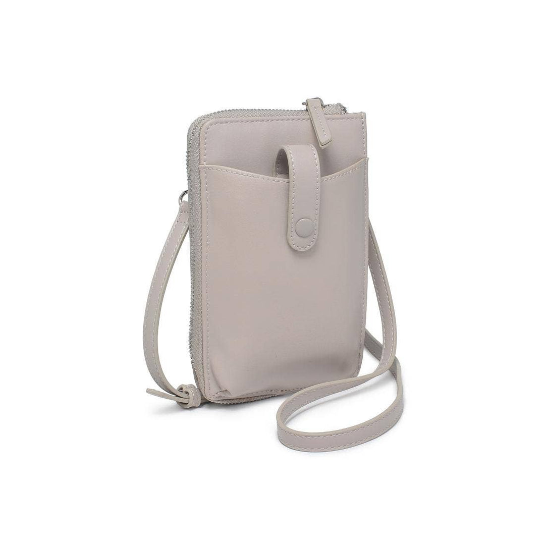 Natural or Black Cell Phone Crossbody