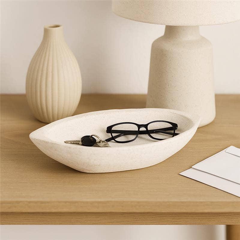 White Terracotta Bowl