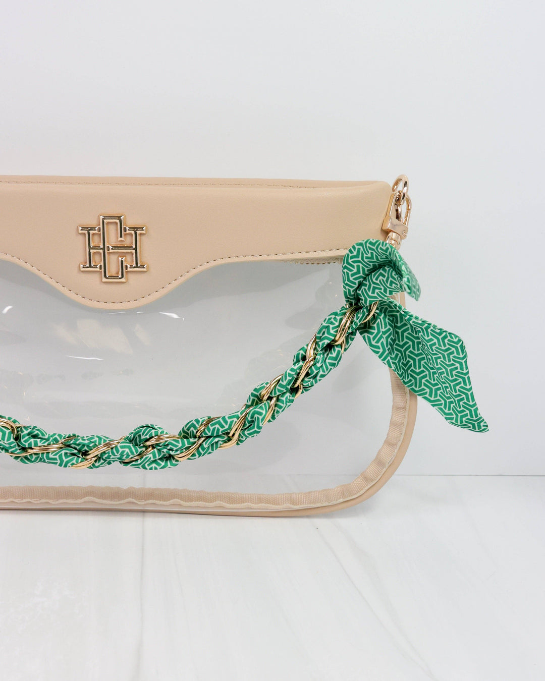 Green Scarf Purse Chain