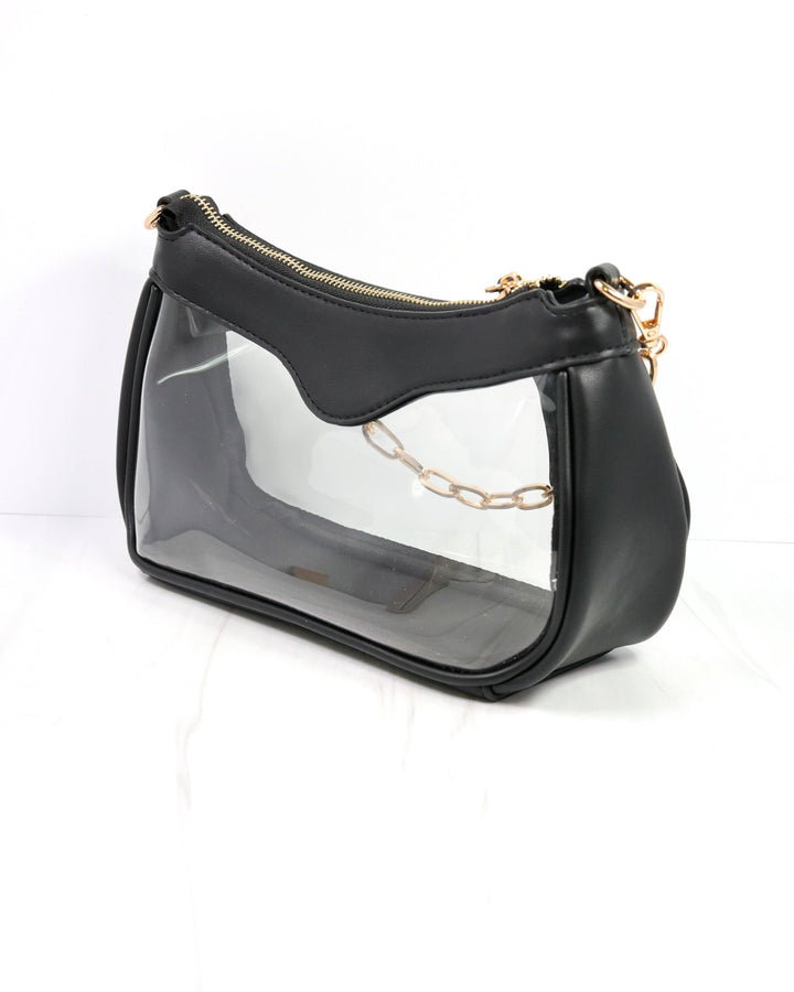 Clear Stadium Crossbody Handbag