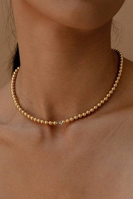18K Stainless Steel Necklace 14-16"