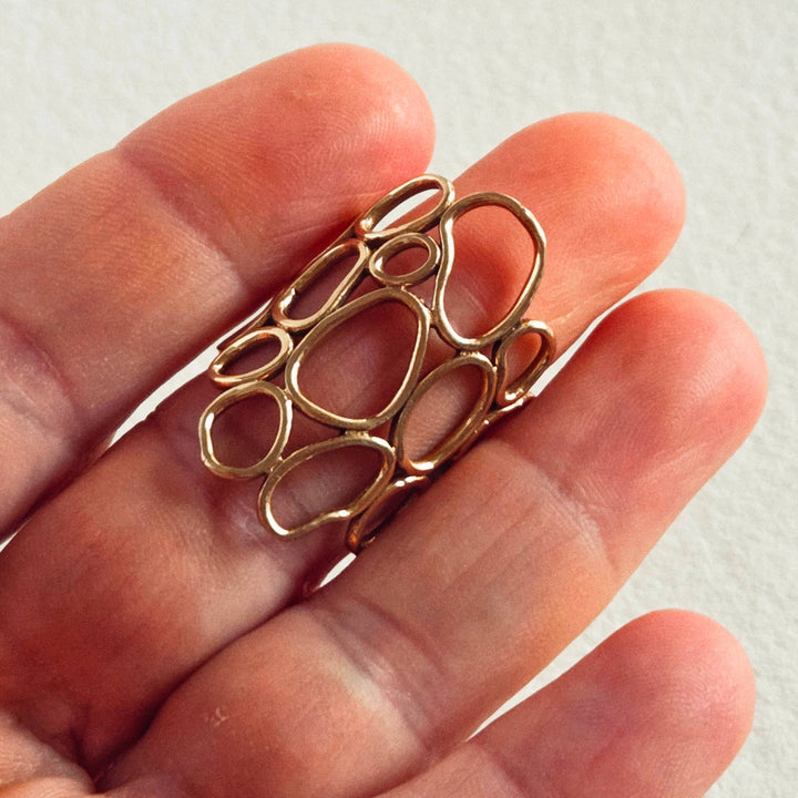 Brass Circles Ring