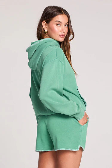 Green Hoodie Pullover