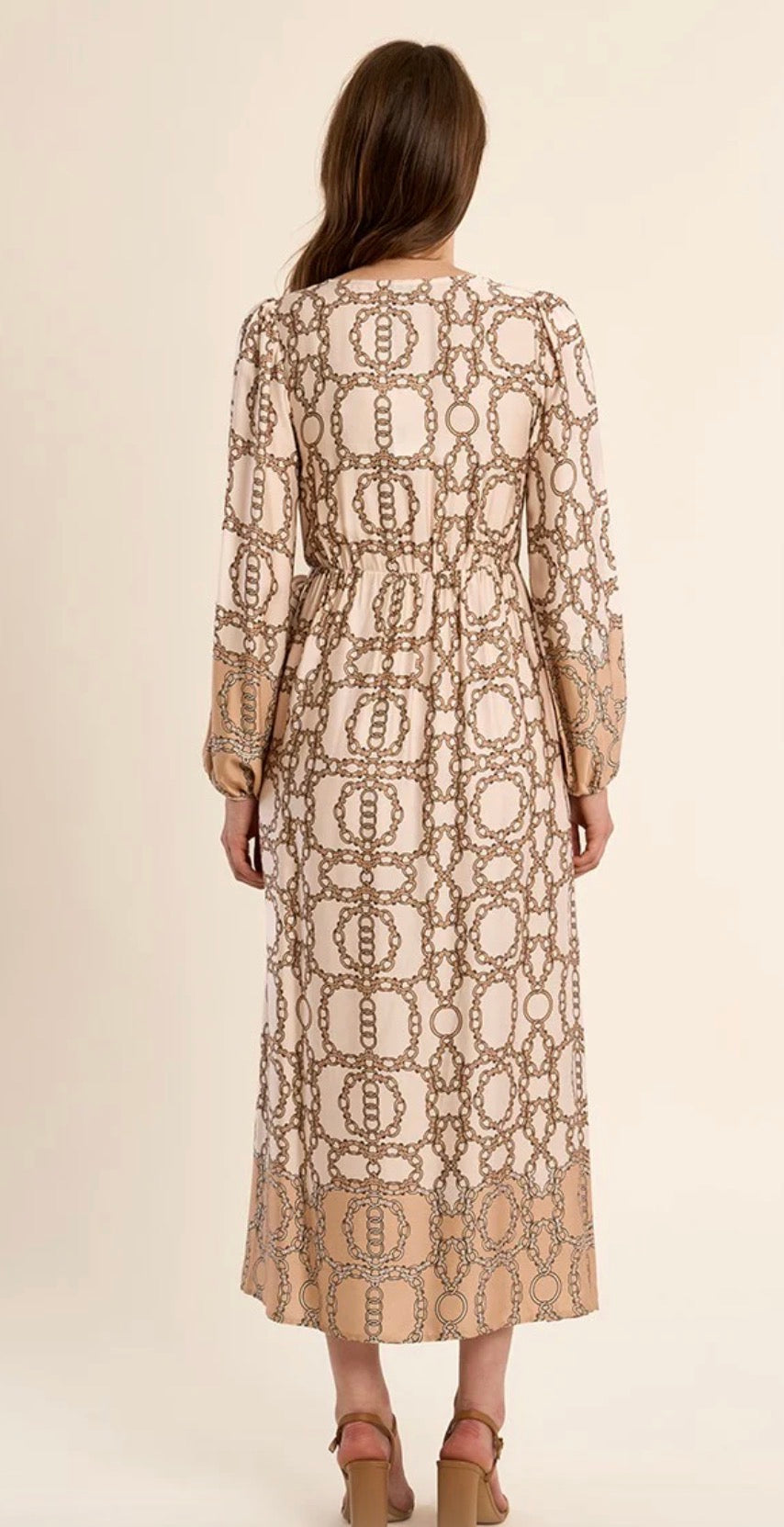 Print Wrap Dress
