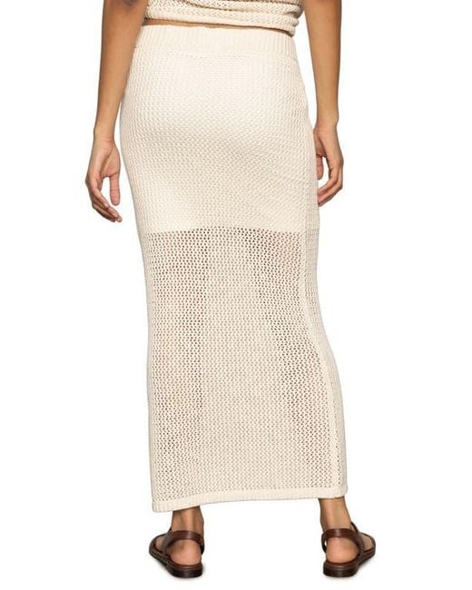 Open Stitch Cotton Knit Maxi