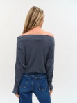 Navy Anywhere Top