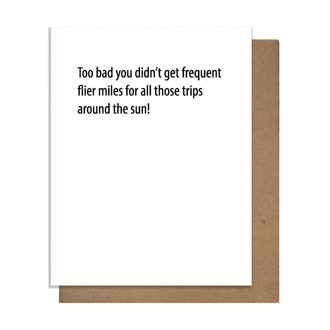 Frequent Flier - Birthday Card - A Styled Collective Womens Boutique