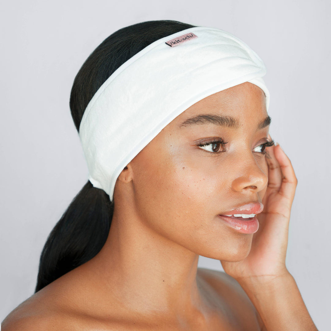 Microfiber Spa Headband - White - A Styled Collective Womens Boutique
