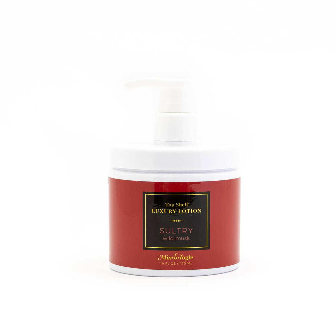 16 oz TUB of Top Shelf Luxury Lotion Sultry (wild musk)