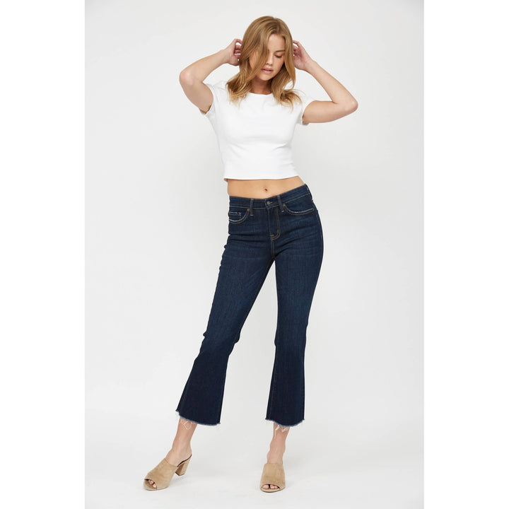 Mica Mid Rise Bootcut Crop