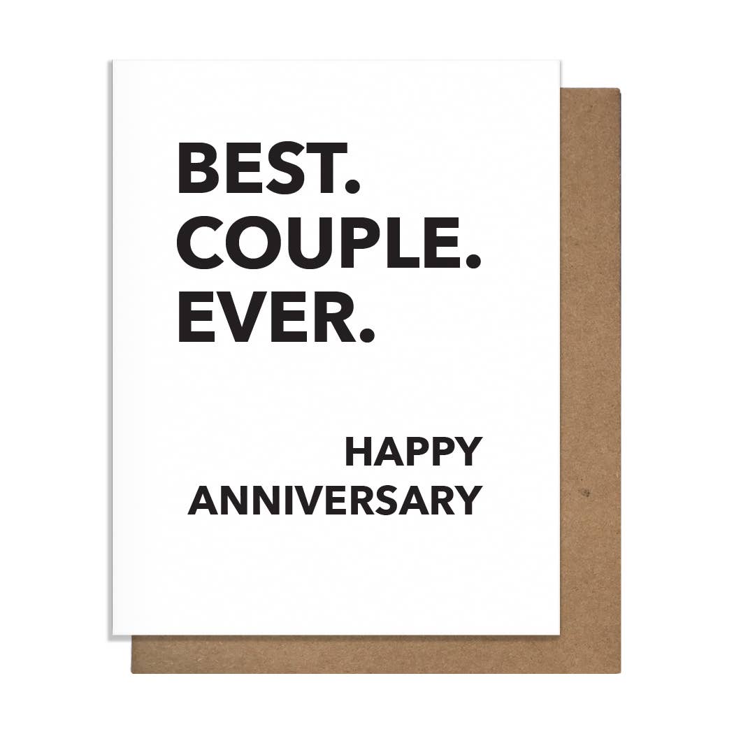 Best Couple - Anniversary Card - A Styled Collective Womens Boutique