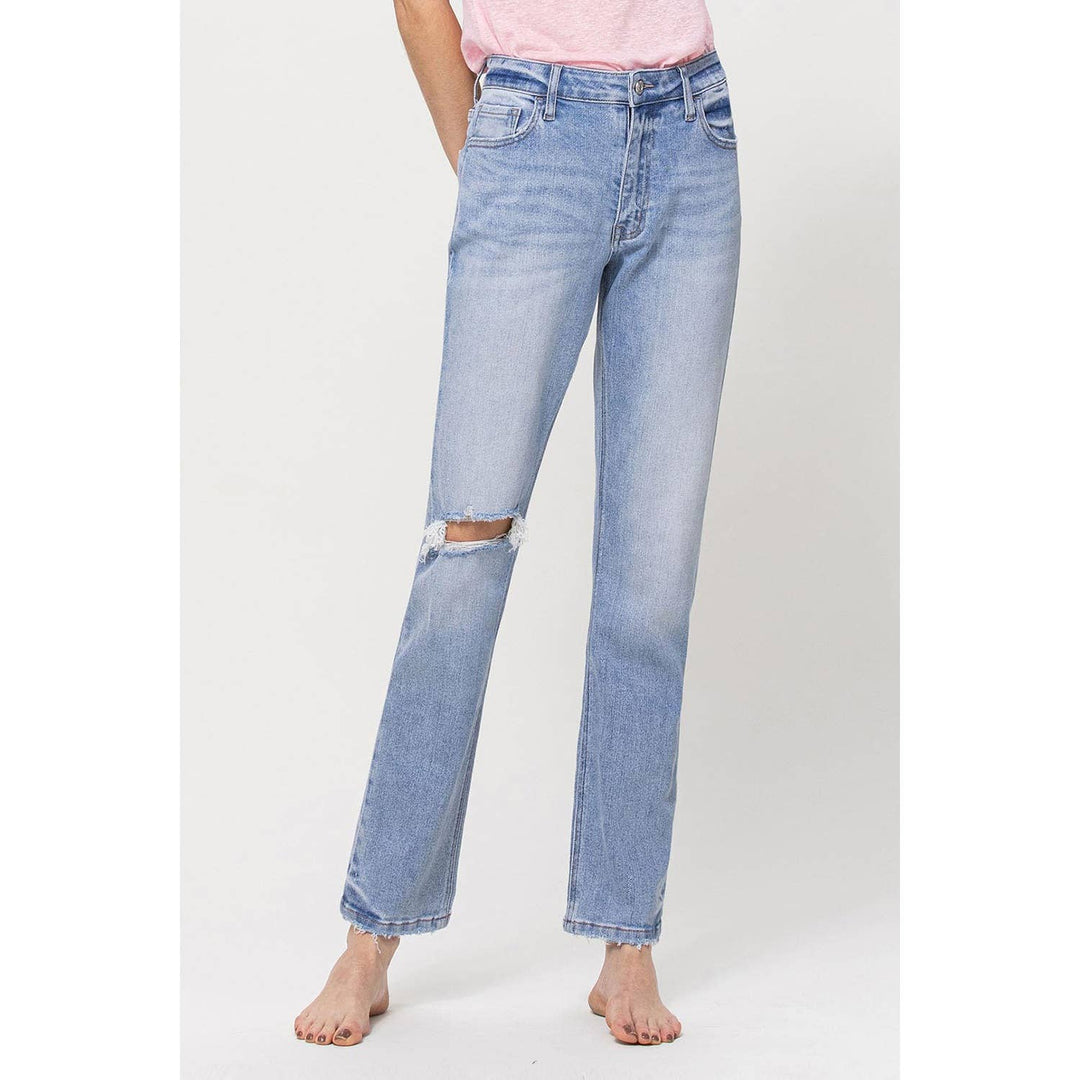 High Rise Stretch Boyfriend Jean - A Styled Collective Womens Boutique