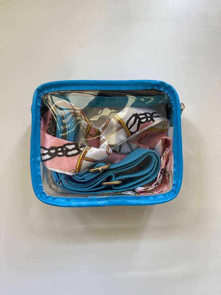 Stadium Clear Bag Panter Blue