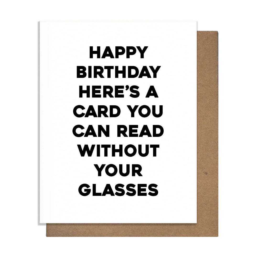Glasses - Birthday Card - A Styled Collective Womens Boutique